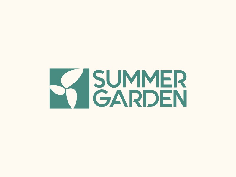 Summer Garden Logo Design