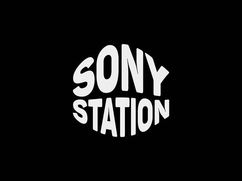 Sony Station logo design