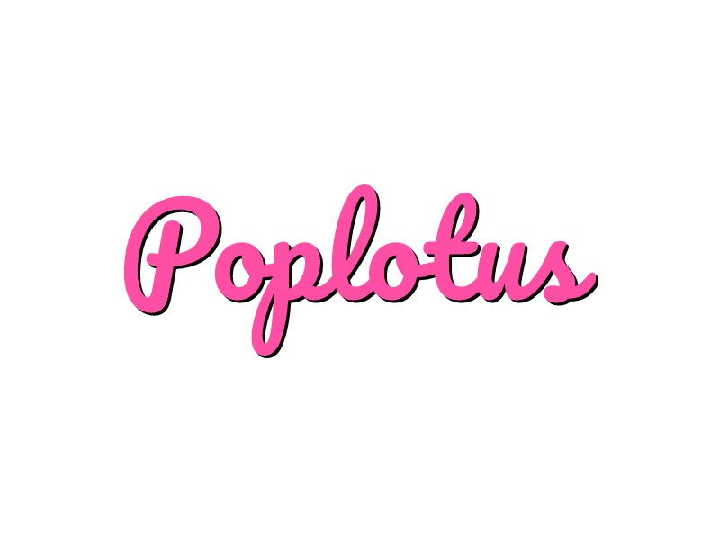 Poplotus logo design