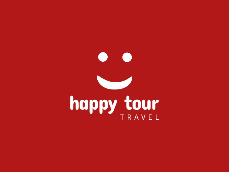happy tour logo design