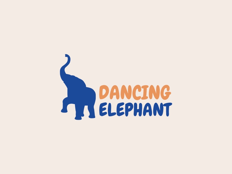 Dancing Elephant logo design