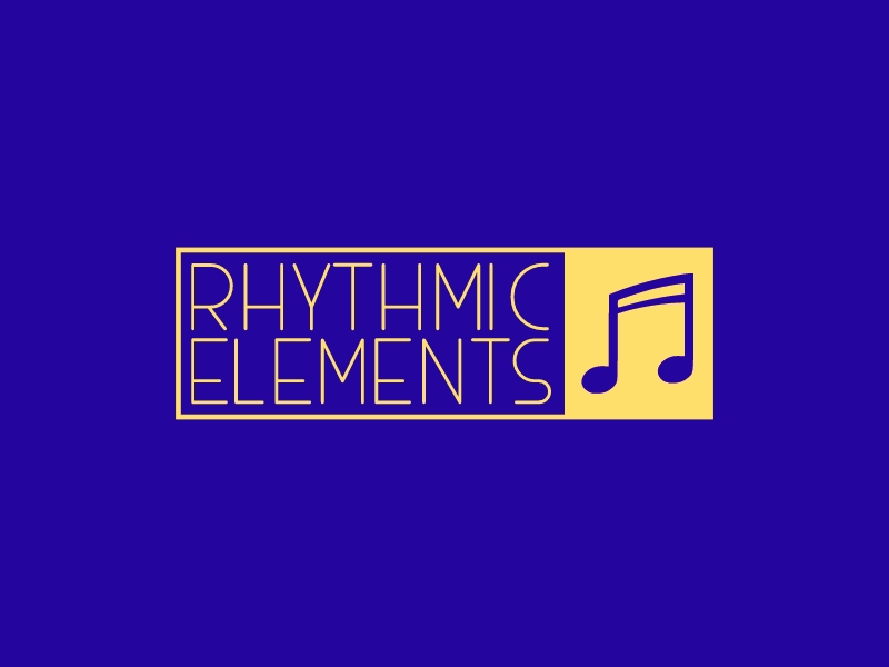 RHYTHMIC ELEMENTS logo design