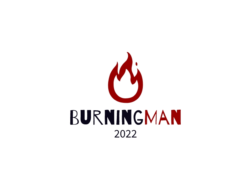 Burning Man logo design