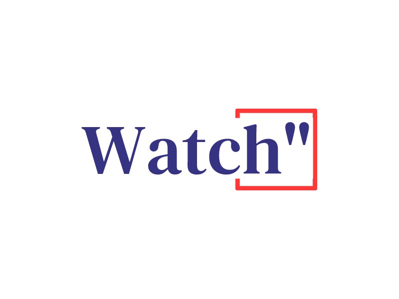 Watch" logo design