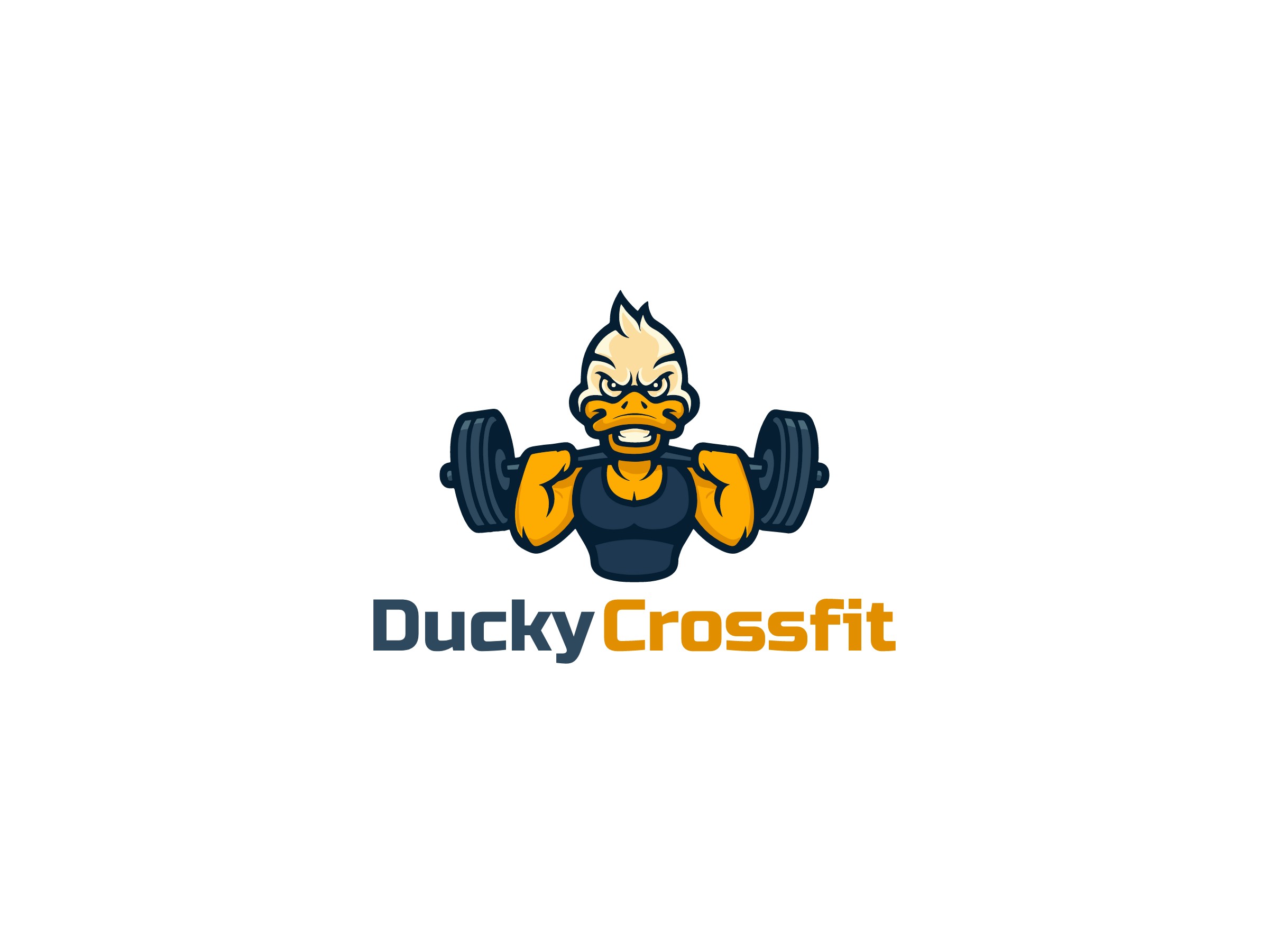 Ducky Crossfit logo design