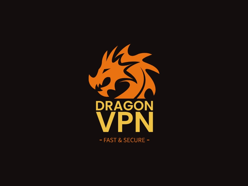 dragon vpn logo design