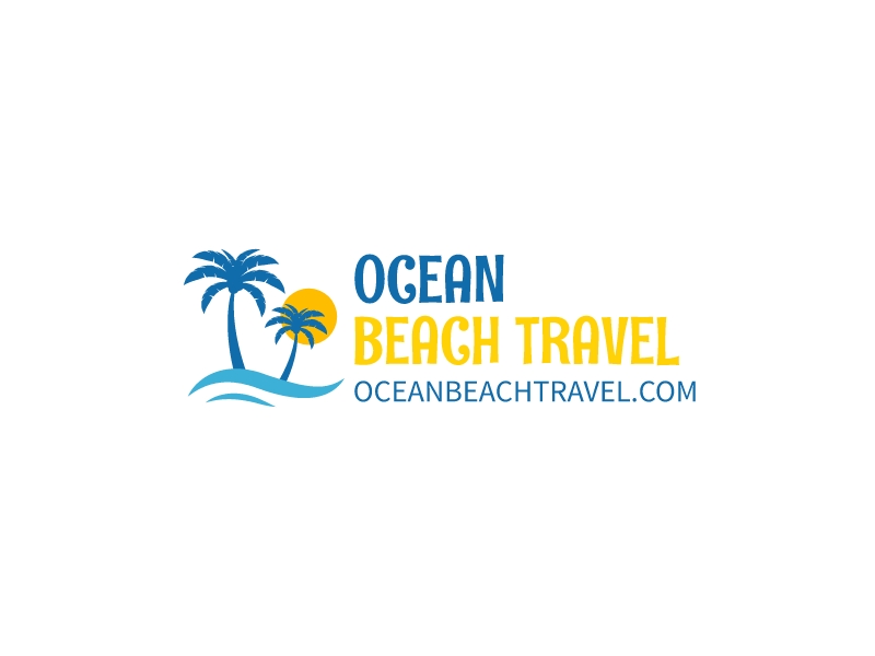 Ocean Beach Travel logo design