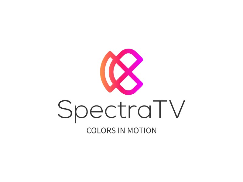 SpectraTV logo design