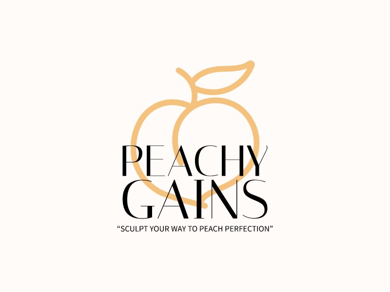 Peach Logo Design
