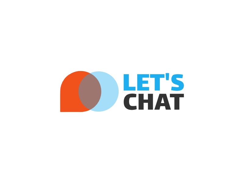 Let's chat logo design