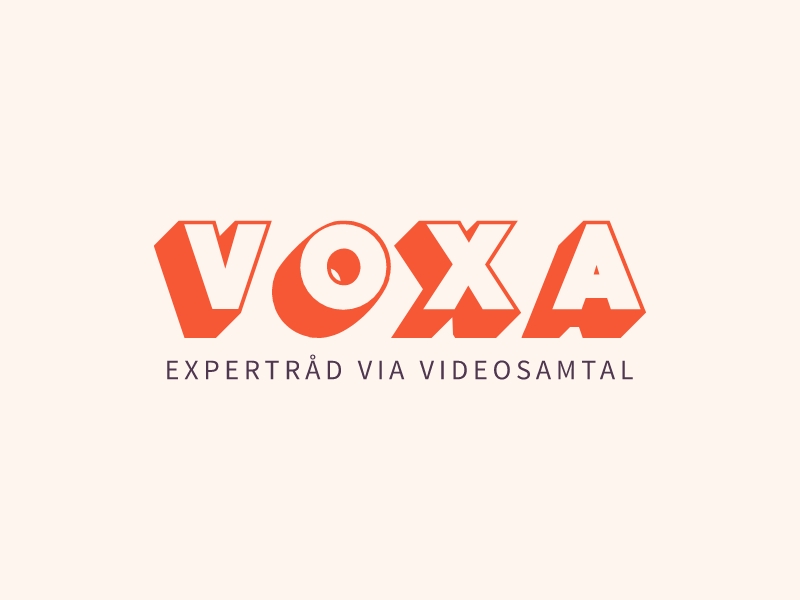 VOXA logo design