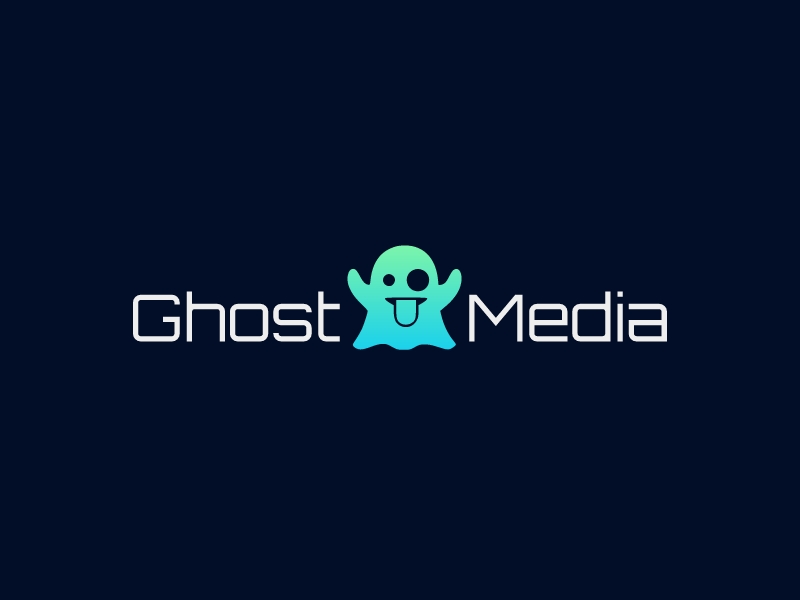 Ghost Media logo design