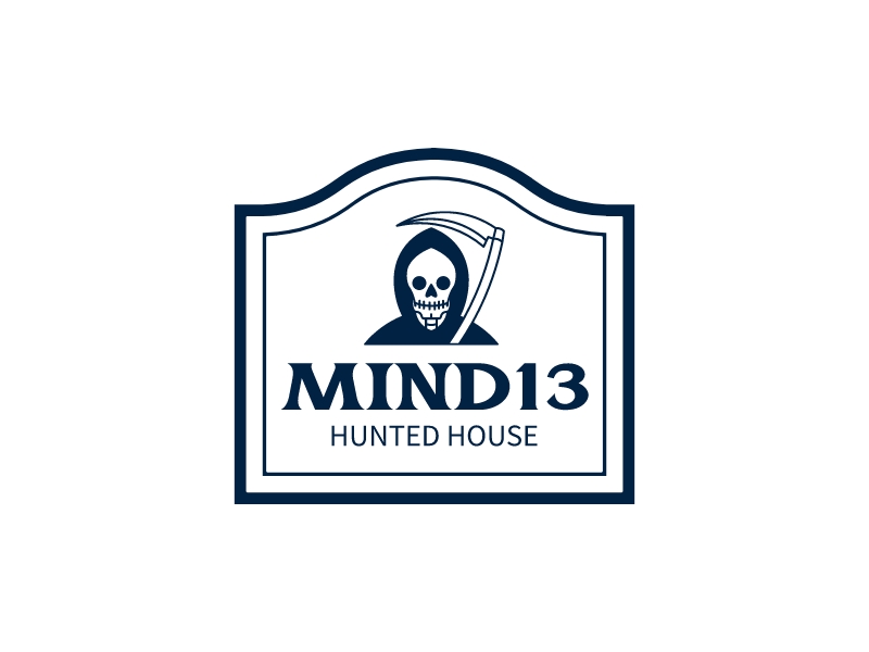 Mind13 logo design