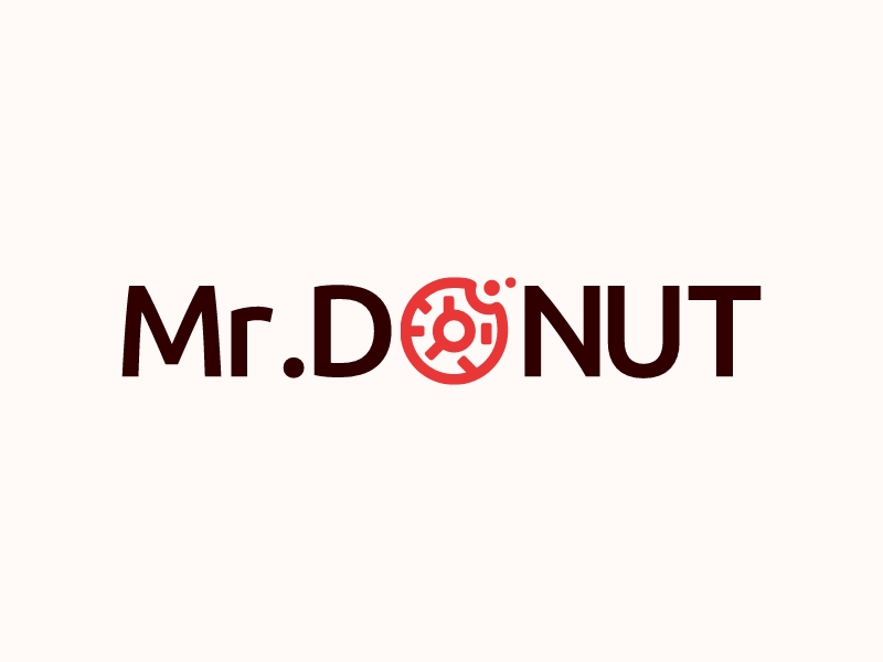 Mr.DONUT logo design