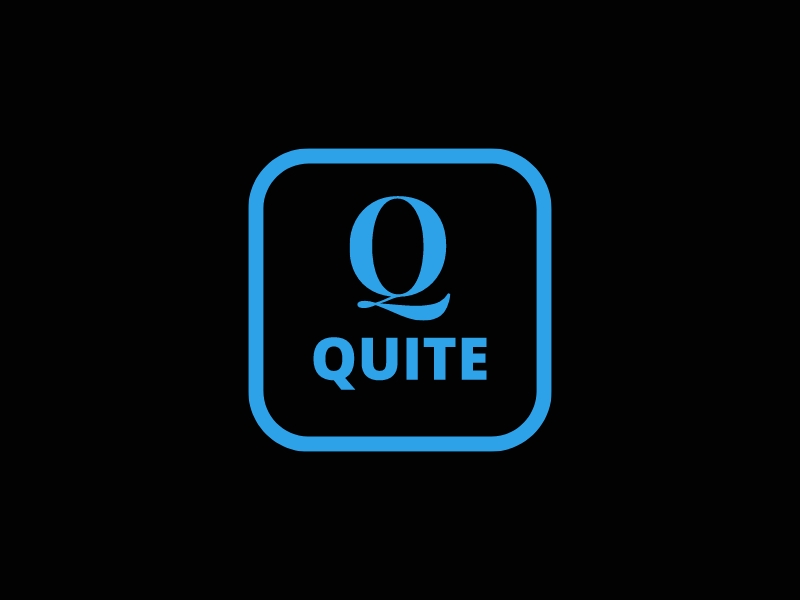 quite logo design