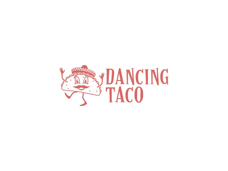 Dancing Taco logo design