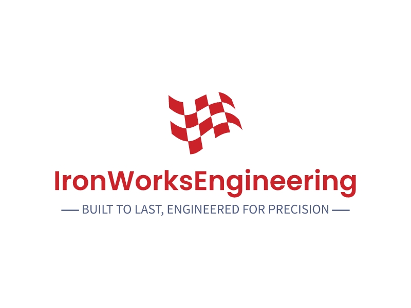 IronWorks Engineering logo design