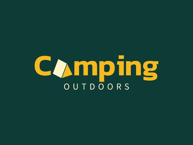Camping logo design