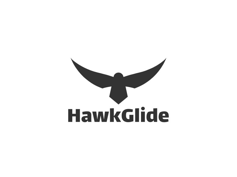 HawkGlide logo design