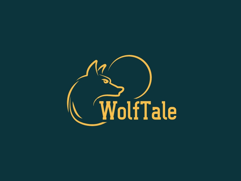 WolfTale logo design