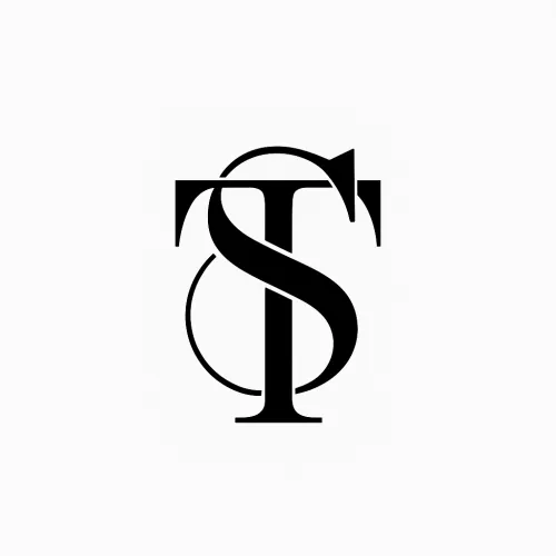 Monogram icon for letter TS