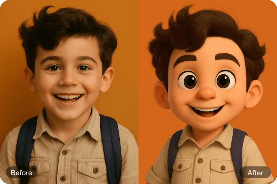 3D Pixar Style Figures Generator