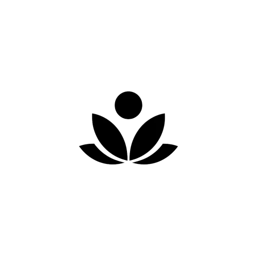 Minimalist icon for Yoga/Retrit/Mindfulness