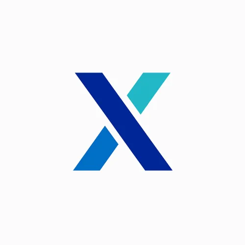 Abstract icon for letter X