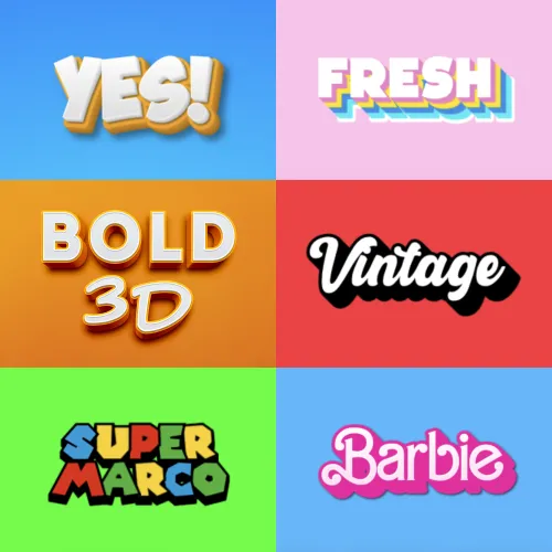 3D Text Generator