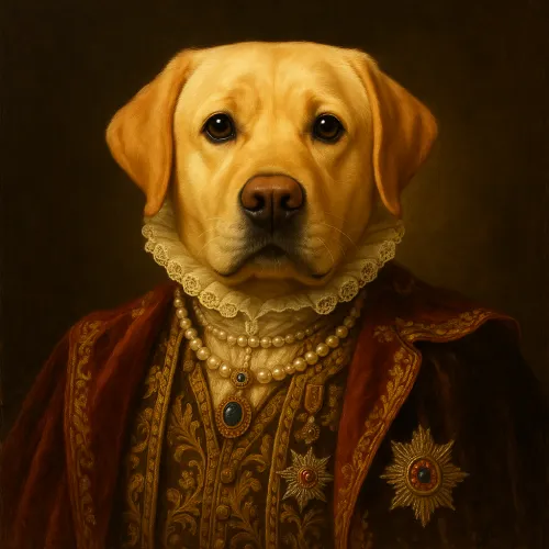 Renaissance Pet Portrait
