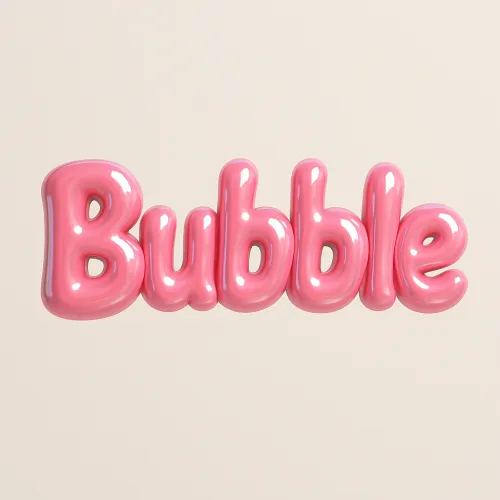 Bubble Text Effect