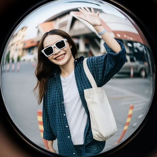 AI Fisheye Photo Effect