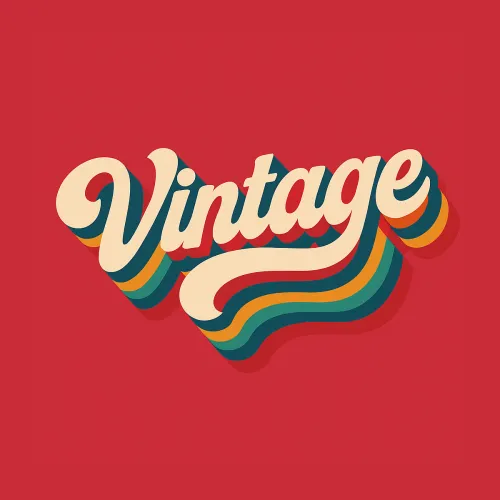 Retro Text Effect